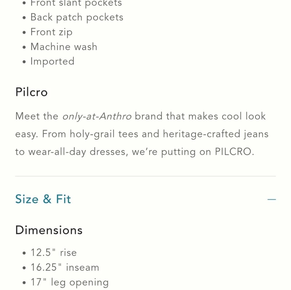 Anthropologie new tags